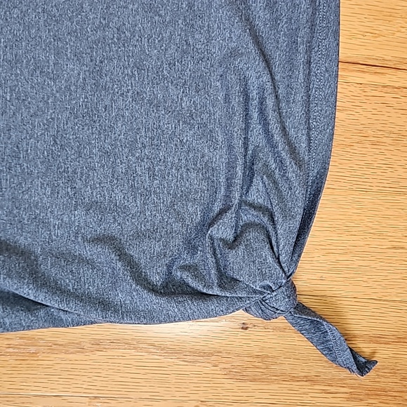 Market And Spruce Women's Blue Side Tie Tank - Picture 6 of 8